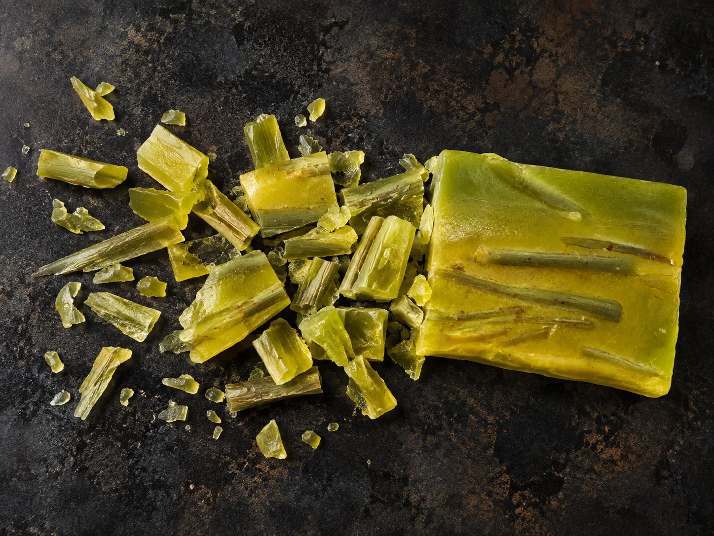 Green Tea Mint handmade soap, photograph 1