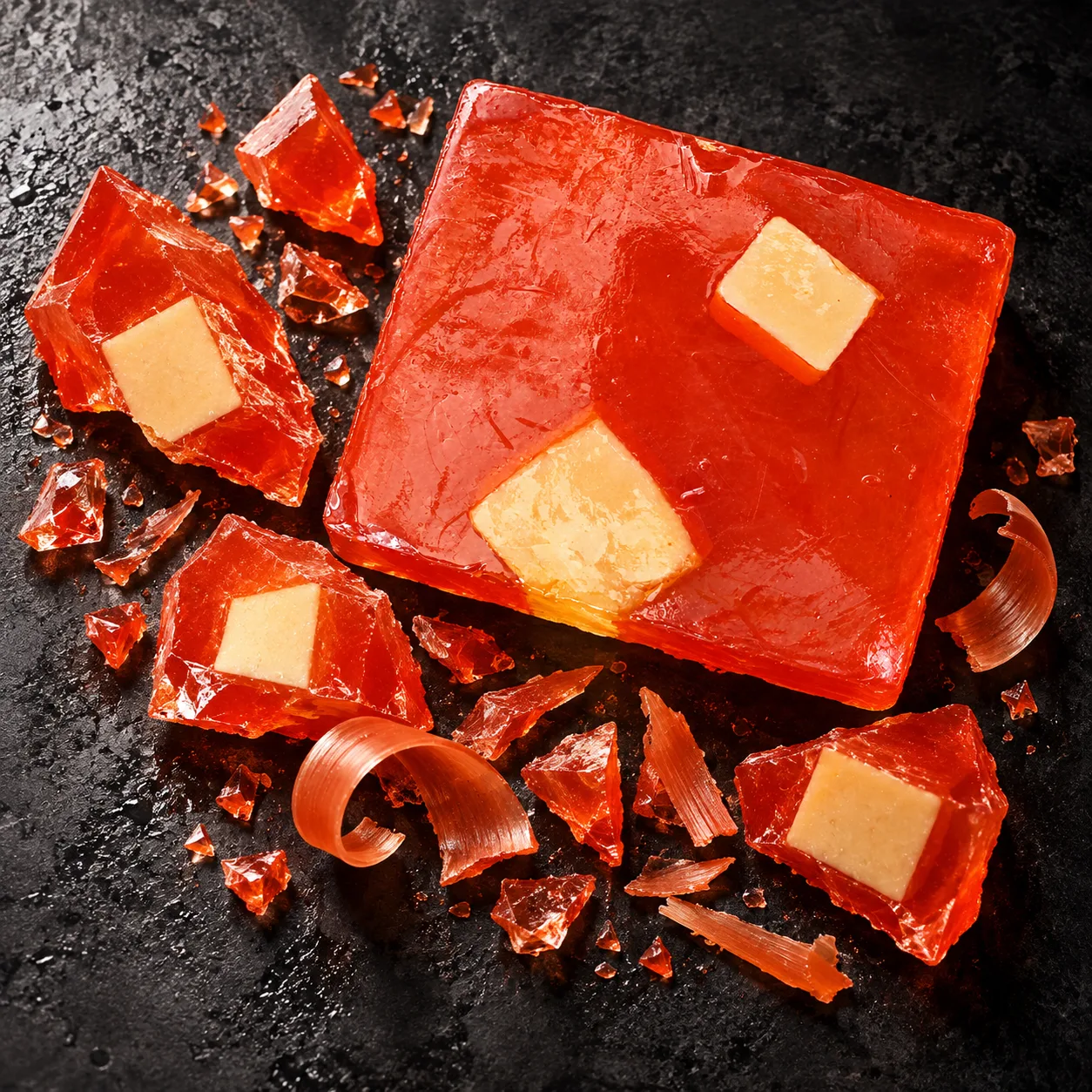 Orange Mandarin handmade soap, photograph 1